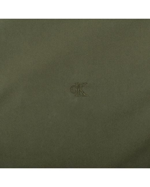 Calvin Klein Green Classic Fit Solid Shirt for men