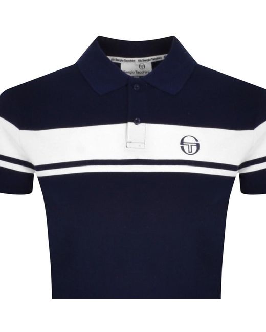 Sergio Tacchini Blue Young Line Polo T Shirt for men