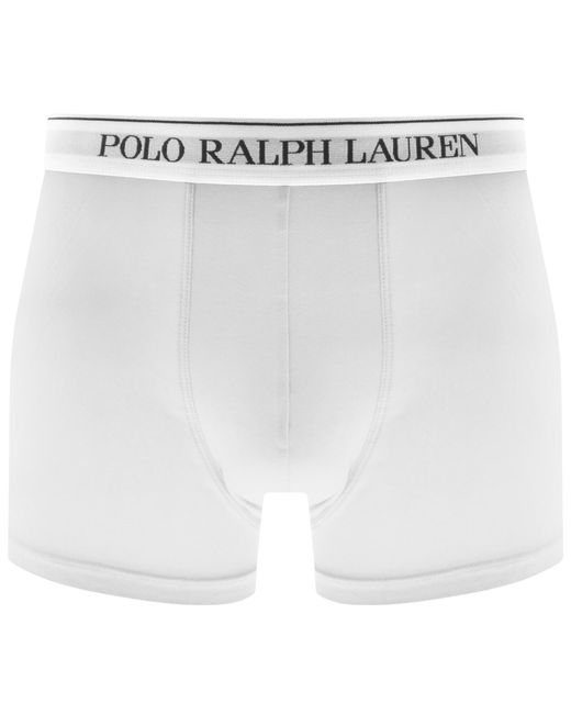 Ralph Lauren White Underwear 5 Pack Trunks for men
