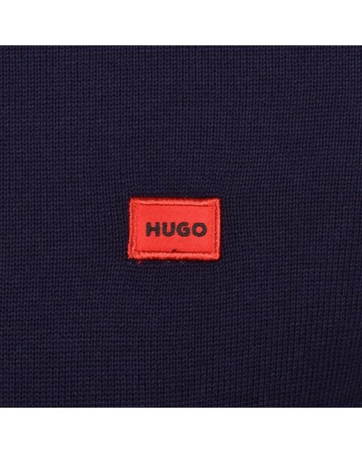 HUGO Blue San Quintus C Knit Jumper for men