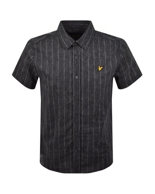 Lyle & Scott Black Stripe Shirt for men