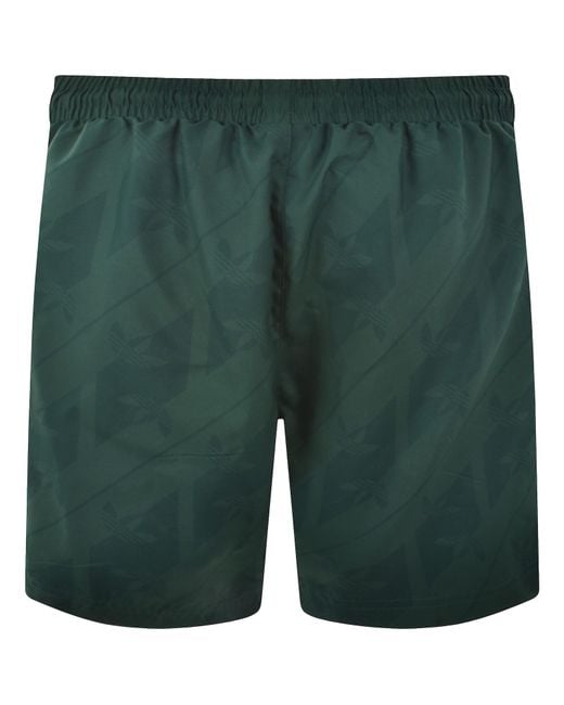 Adidas Originals Green Swim Shorts for men