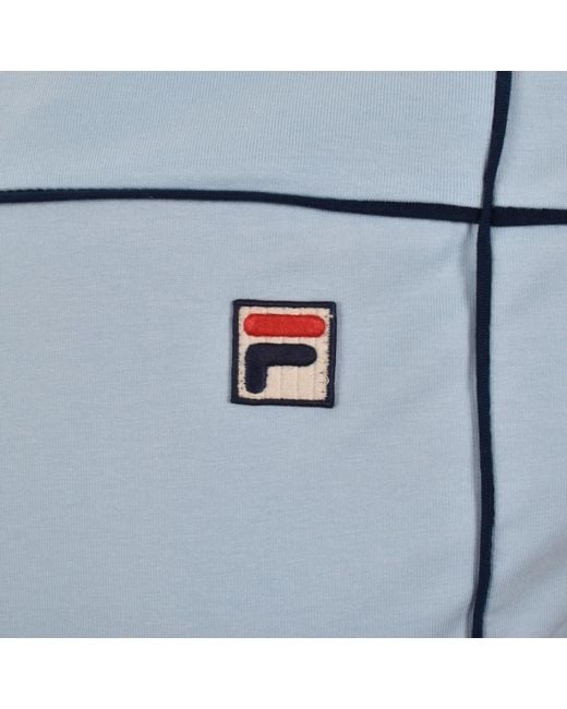 Fila Blue Fila Terri Crew Neck T Shirt for men