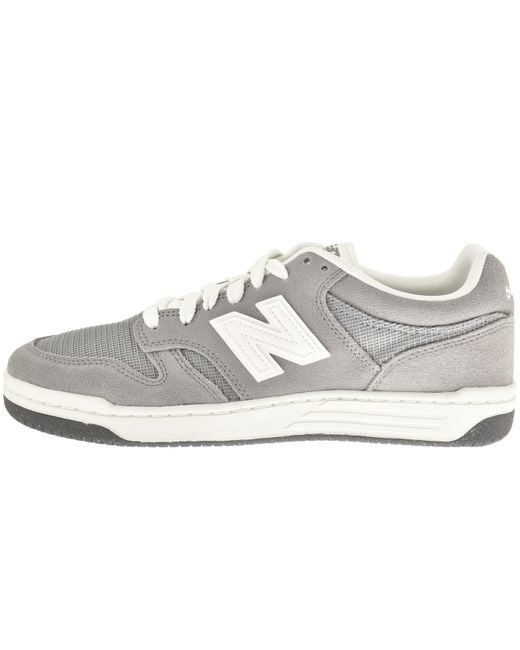 New Balance White 480P Trainers Slate for men