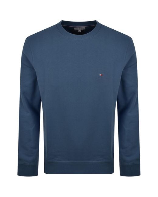 Tommy Hilfiger Blue Terry Sweatshirt for men