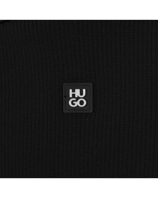 HUGO Black Syloron Knit Jacket for men