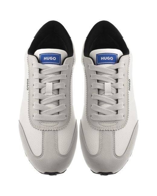 HUGO White Jared Running Trainers Open for men