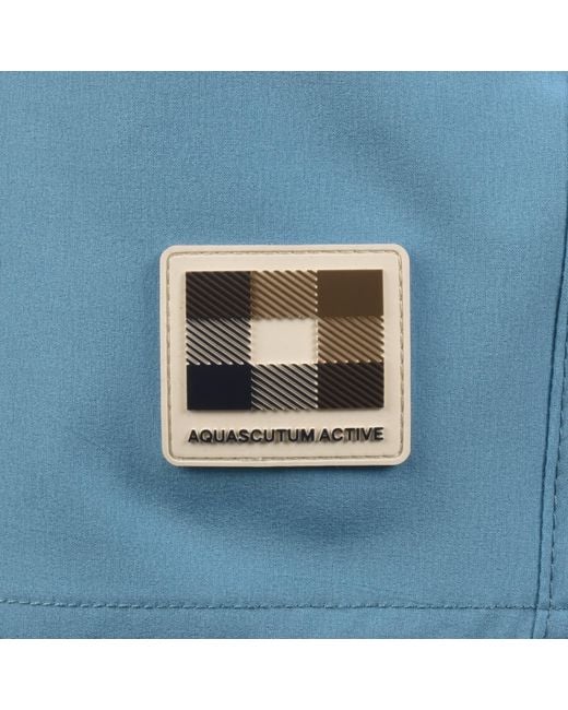 Aquascutum Blue Beach Shorts for men