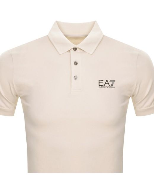 EA7 Natural Emporio Armani Core Id Polo T Shirt for men