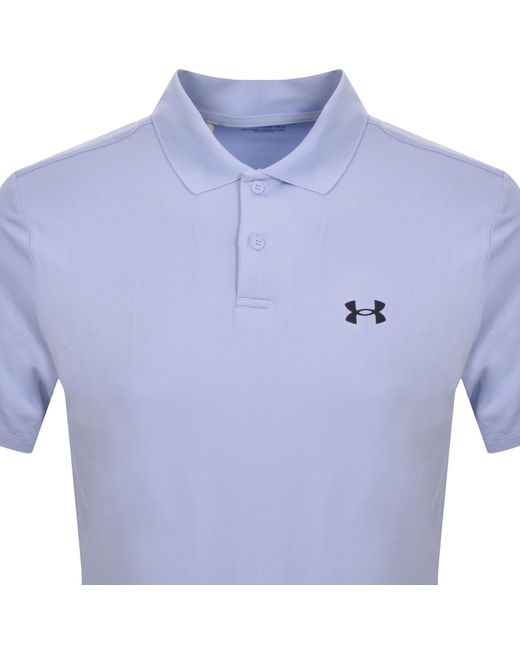 Under Armour Blue Performance 3.0 Polo Lilac for men