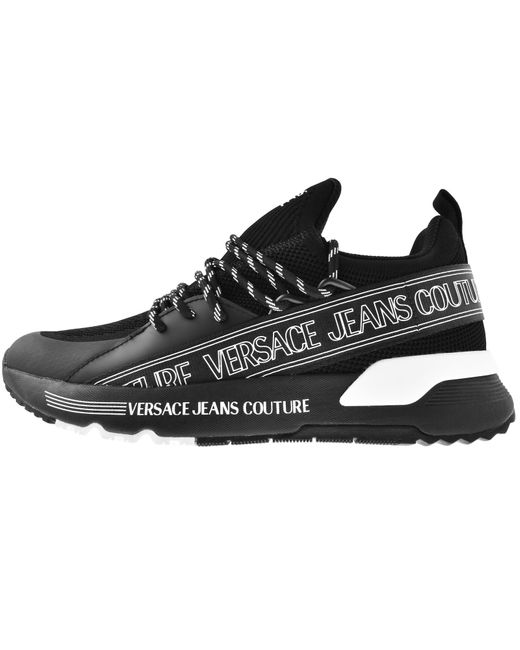 Versace Jeans Couture Men's Black Dynamic Sa3 Sneakers