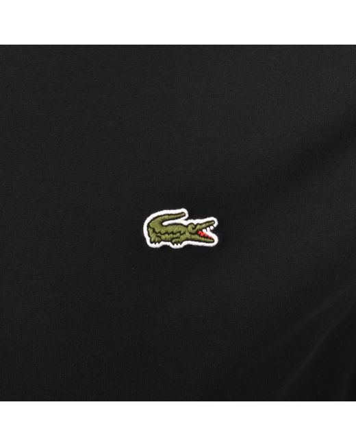 Lacoste Black Long Sleeved T Shirt for men