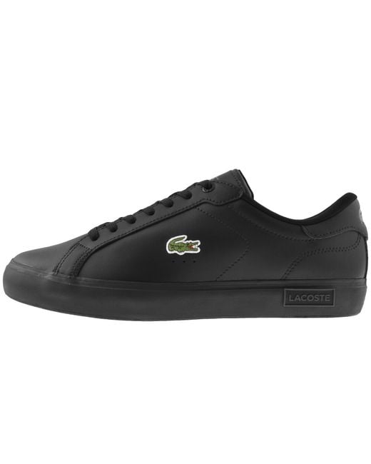 Lacoste Black Powercourt 125 2 Trainers for men