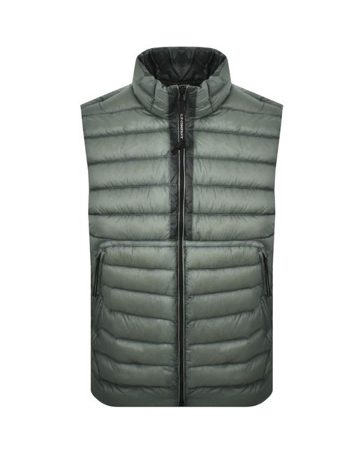 C P Company Green Cp Company Dd Shell Down Gilet for men