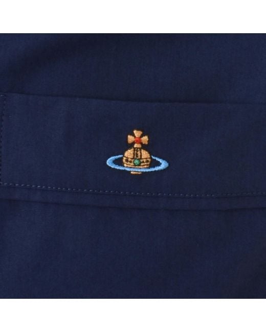 Vivienne Westwood Blue Short Sleeved Shirt for men