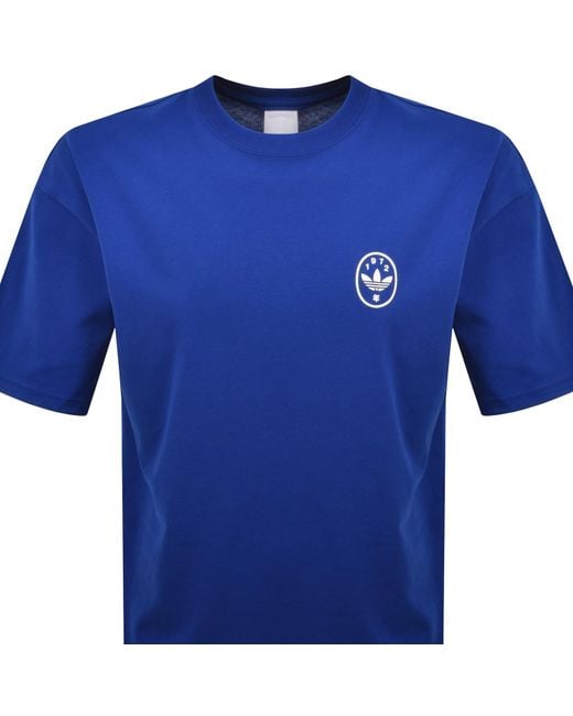 Adidas Originals Blue Koi Gfx T Shirt for men