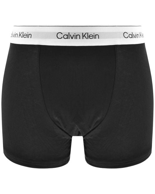 Calvin Klein Gray Underwear 3 Pack Trunks for men