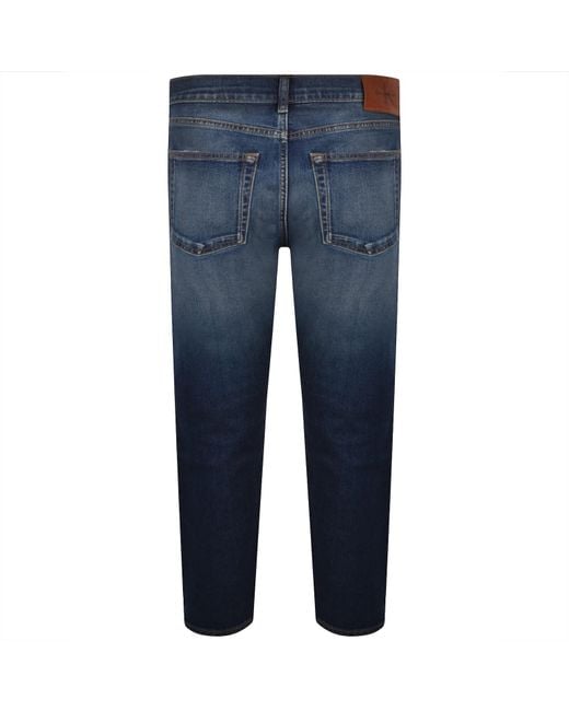 Calvin Klein Blue Jeans Classic Taper Jeans Dark for men
