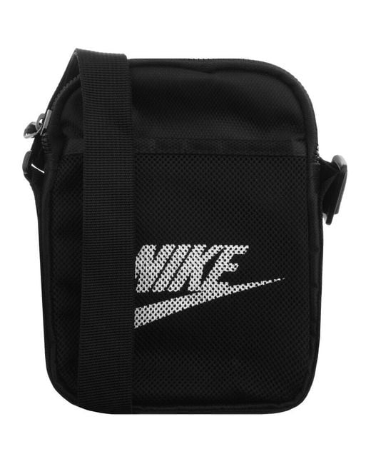 Nike Black Heritage Crossbody Bag for men