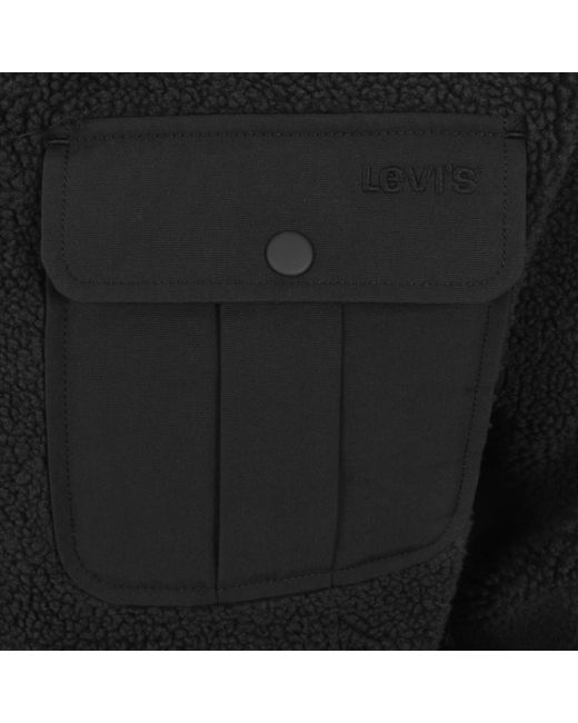 Levi's Black Joonie Sherpa Jacket for men