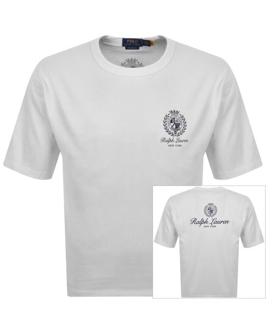 Ralph Lauren Gray Relaxed Fit T Shirt for men