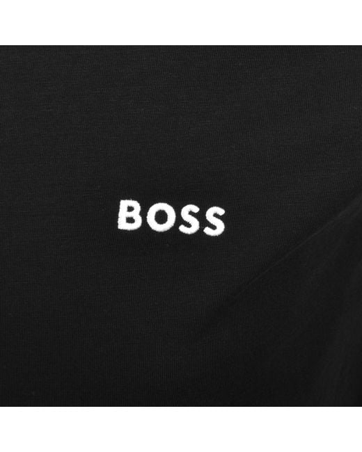 BOSS BUSINESS Black Boss Mix And Match Long Sleeve T Shirt for men