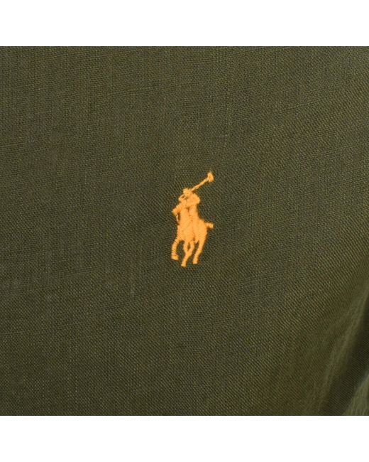 Ralph Lauren Green Long Sleeve Shirt for men