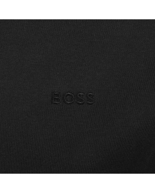 Boss Black Boss Asac Polo Knit Jumper for men