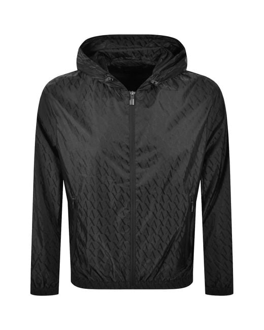 ARMANI EXCHANGE Gray Windbreaker Jacket for men
