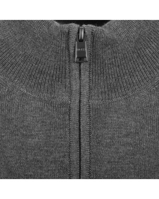 BOSS BUSINESS Gray Boss Ebenji Knit Jumper for men