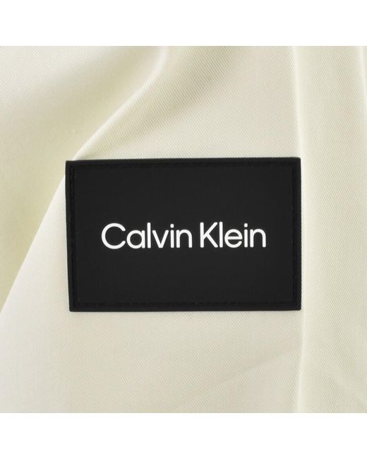 Calvin Klein Natural Cotton Nylon Overshirt Jacket for men