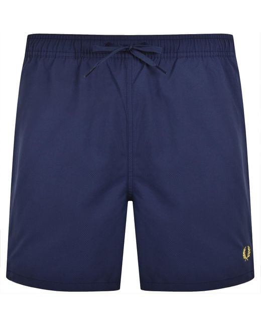 Fred Perry Blue Swim Shorts French for men