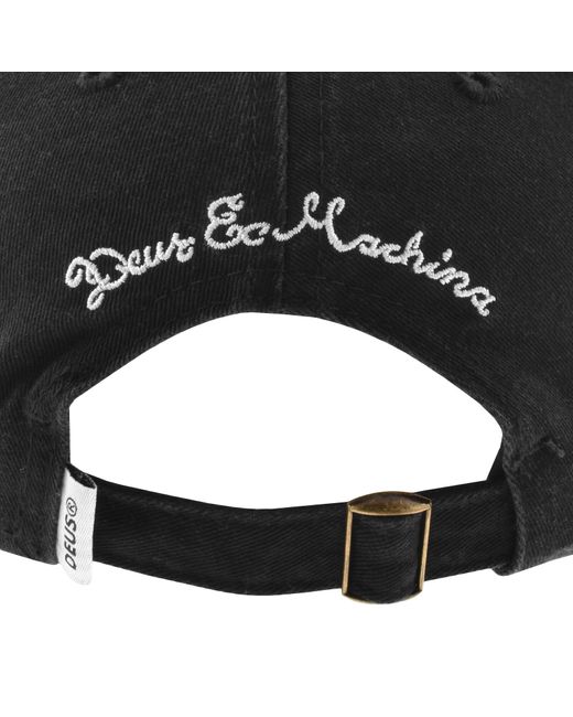 Deus Ex Machina Black Shield Dad Cap for men