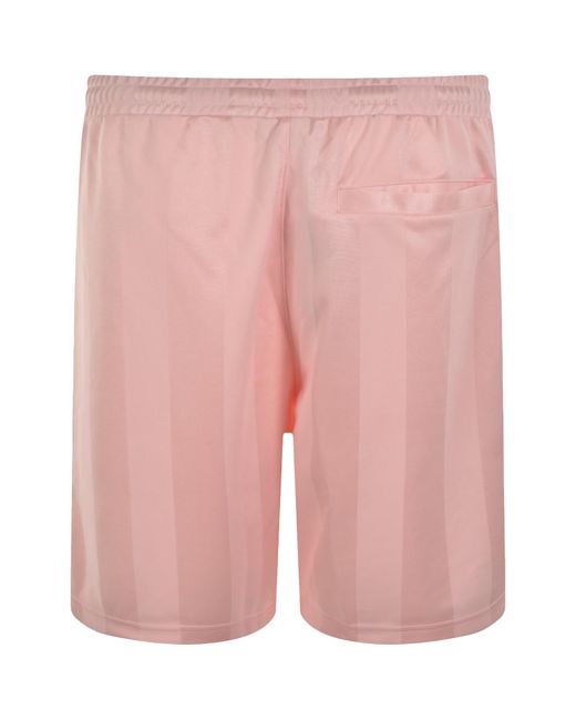 Adidas Originals Pink Adidas Three Stripes Shorts for men