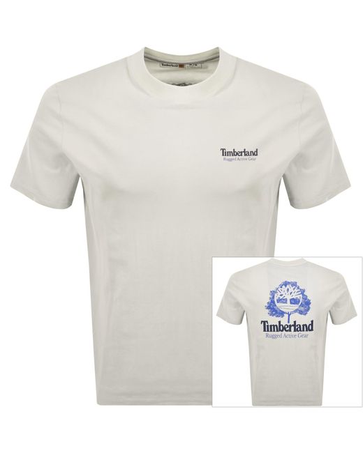 Timberland White Rugged Active Gear T Shirt for men