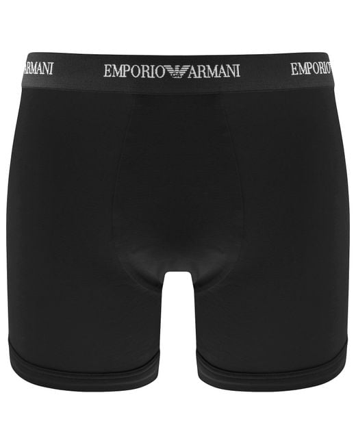 Armani Blue Emporio 3 Pack Boxers for men