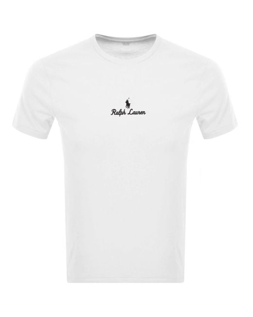 Ralph Lauren White Classic Fit T Shirt for men
