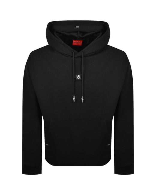 HUGO Black Dineo Hoodie for men
