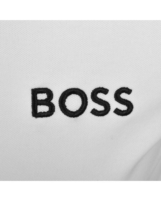 Boss Gray Boss Paddy Pro Polo T Shirt for men