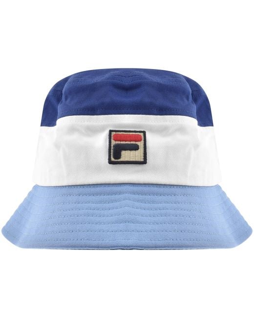 Fila Blue Fila Marco Tri Colour Bucket Hat for men