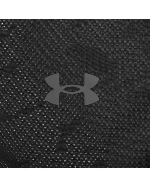 Under Armour Black Tech Jacquard T Shirt for men