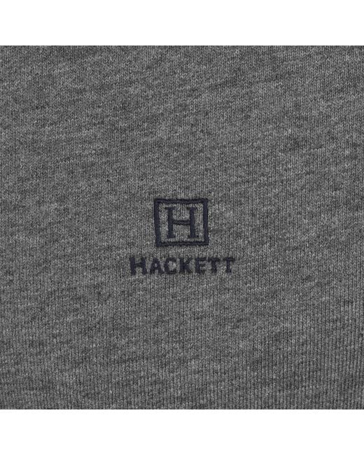 Hackett Gray Heritage Half Zip Sweatshirt for men