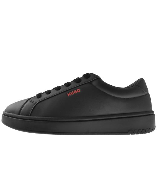 HUGO Black Neston Tennis Trainers for men