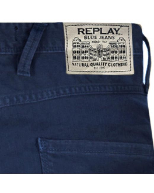 Replay Denim Rbj 901 Shorts in Navy (Blue) for Men - Lyst