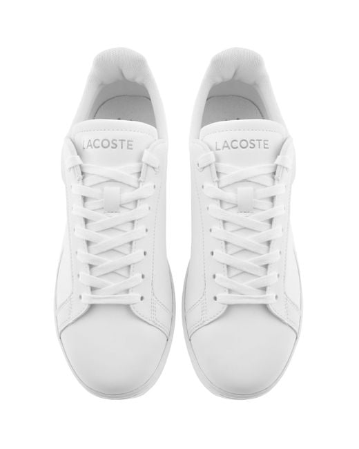Lacoste White Carnaby Pro Trainers for men