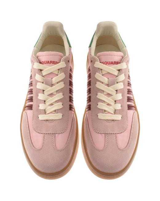 DSquared² Pink Boxer Trainers for men