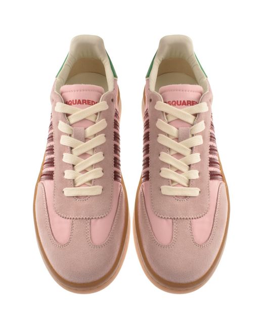 DSquared² Pink Boxer Trainers for men
