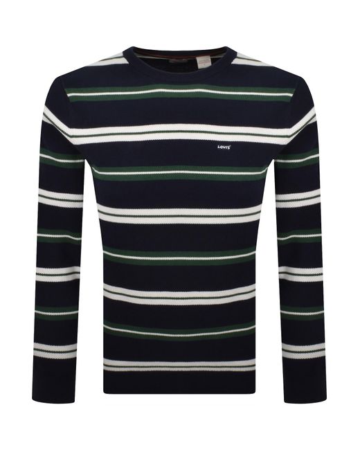 Levi's Blue Logo Knit Jumper for men