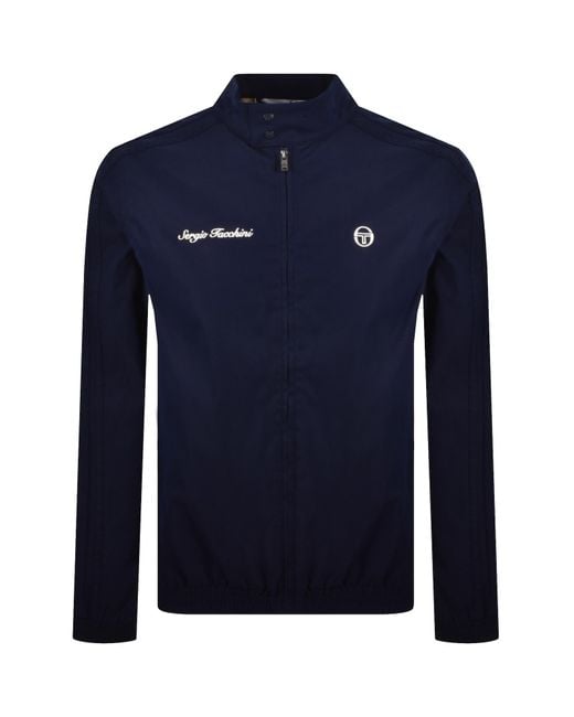 Sergio Tacchini Blue Harrington Jacket for men