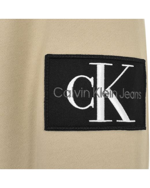 Calvin Klein Natural Jeans Logo Hoodie for men